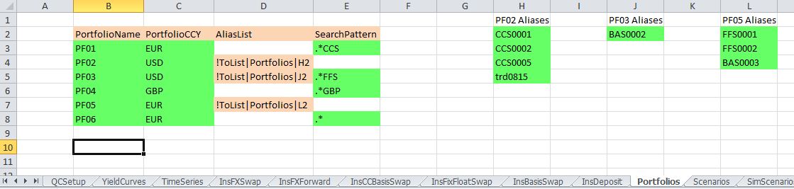 Upload Tool Portfolios